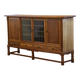 Cabinet en chêne moderne danois des années 1960 dans le style de Henning Kjærnulf.