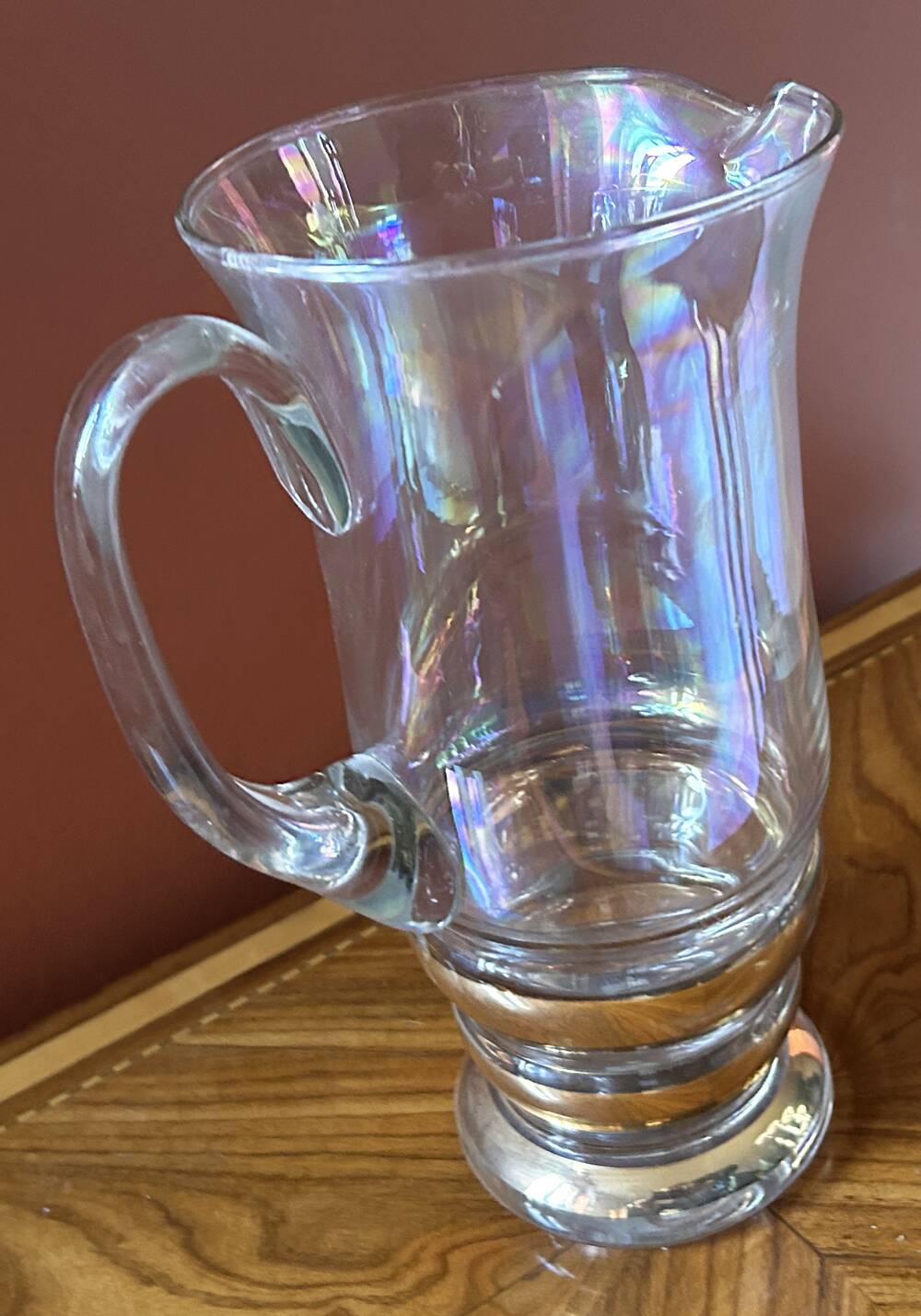 Iridescent vase Dorthy Thorpe, vintage, 50s/60s