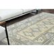 1970s Vintage Turkish Oushak Handmade Wool Cotton Orange Area Rug  170x263