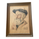 Vintage portrait drawing