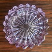 Vintage glass ashtray Alexandrite