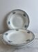 Set of 4 antique deep plates — Céranord pottery, model