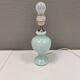 Holmegaard table lamp in Rare delicate green/mint green glass, model Florence 1989