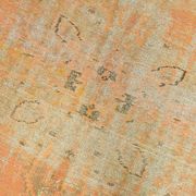 6x9 Shades Of Peach Orange Handmade Wool Oriental Turkish Rug, 180x286Cm