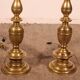 paire de Lampadaires italien Pique Cierge Style renaissance En Bronze