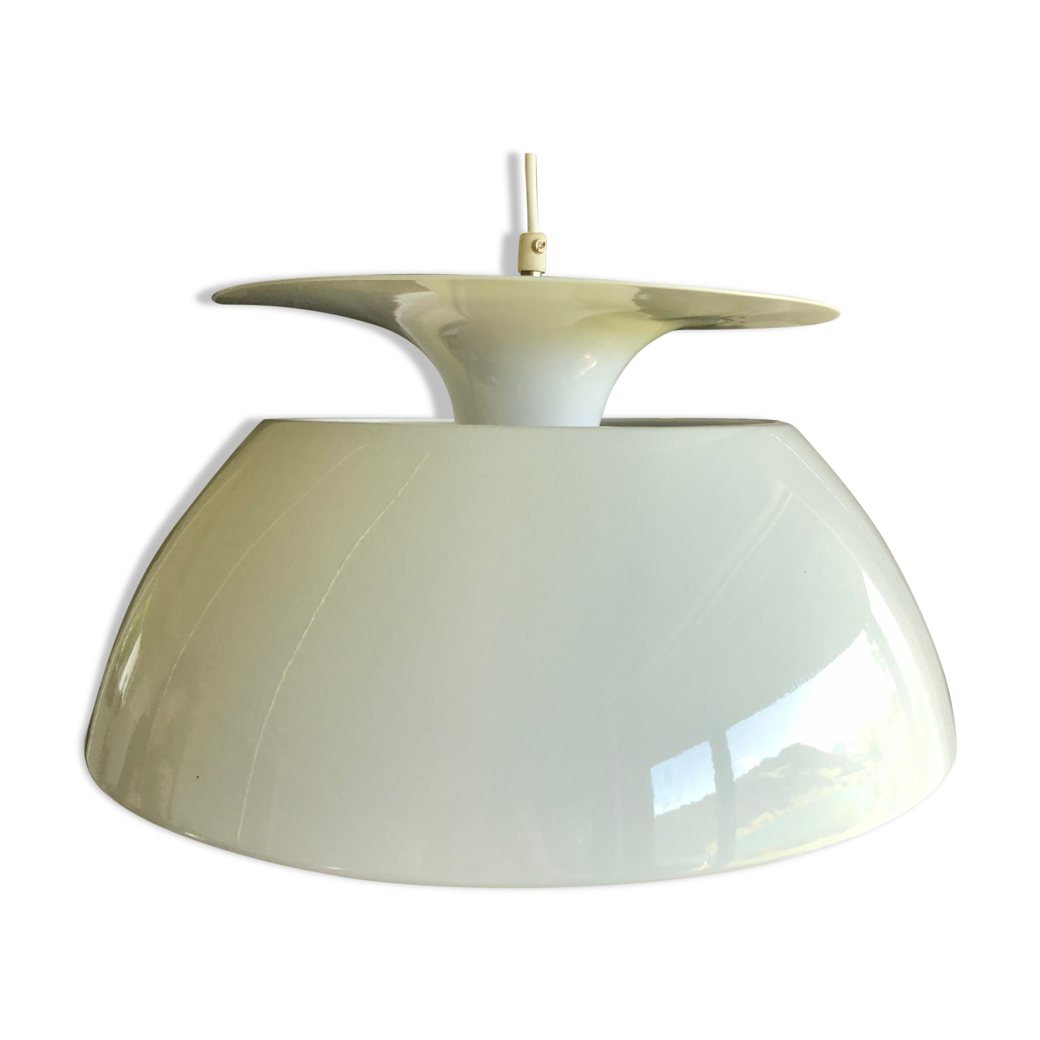 Hanging lamp "Jutlandia" design by Jorgensen Hj edition Holmegaard.