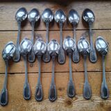 Silverware - Set of Large Spoons and Forks, hallmarked 60 and SF