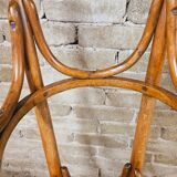 Set de 3 tabourets de bar en bois courbé 1960