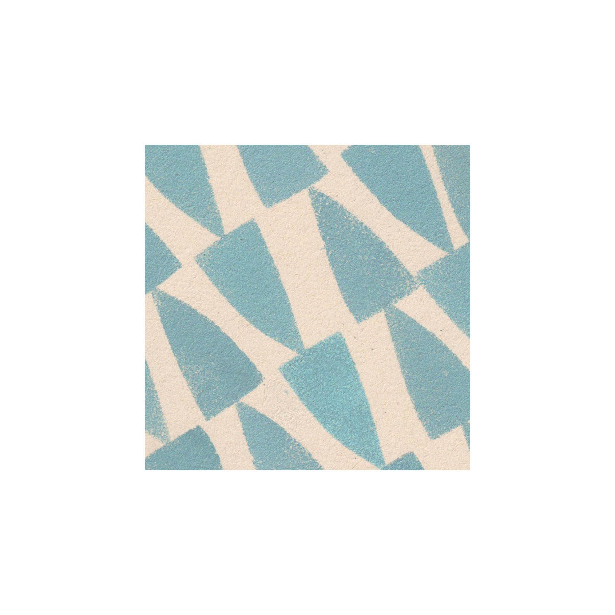 Abstract painting on E14 blue-grey paper signed Eawy