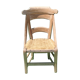 Antique French wicker wabi sabi chair