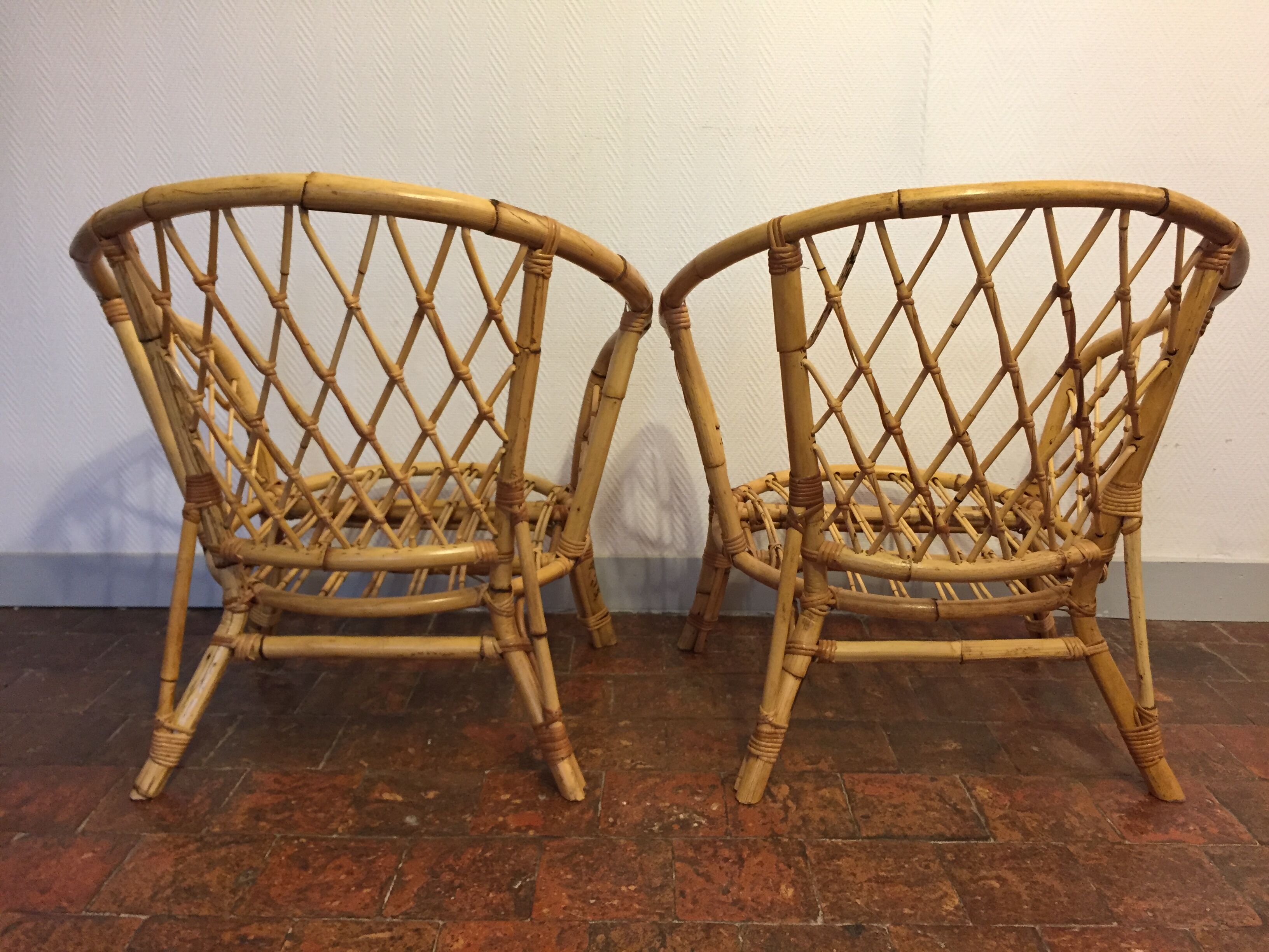 Vintage rattan chairs