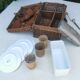 Vintage picnic basket