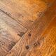 Solid oak dining farm meal table 1980