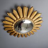 Vintage sunburst mirror, 1960s