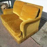 Gold Velvet Sofa