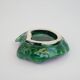 Vide Poche coquillage en céramique vert et rose signé A.Ferlay Vallauris Circa 1960