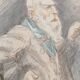 Ferdinand Bac (1859-1952) - Drawing in pastel, ink and charcoal on paper
