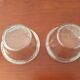 Set of 2 old CONFILUX conical jam pots