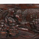 Gothic Hand Sculpted Panel in Oak, Belgium, 17th Century