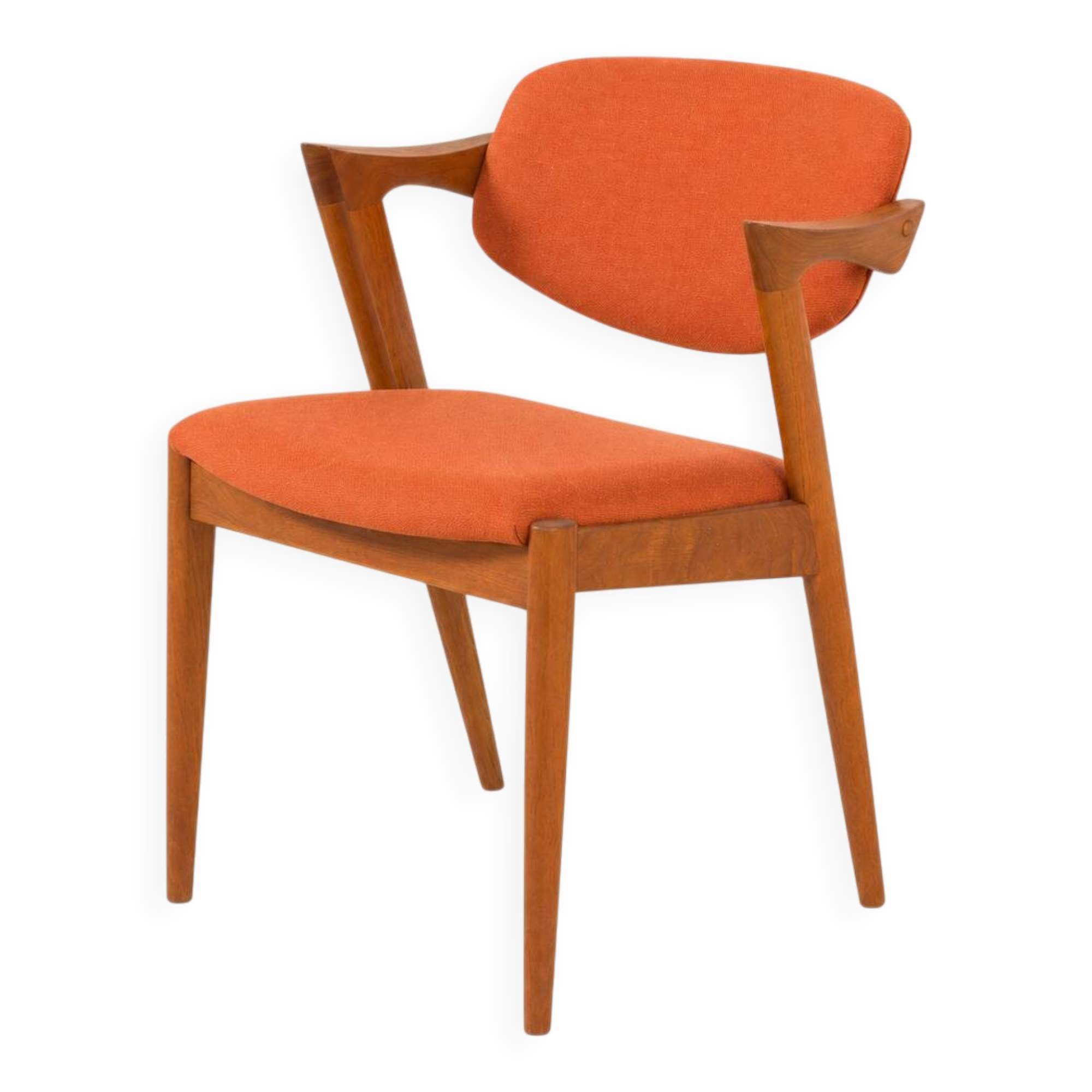 Kai Kristiansen Model 42 Teak Chair by Schou Andersen, Denmark 1960s