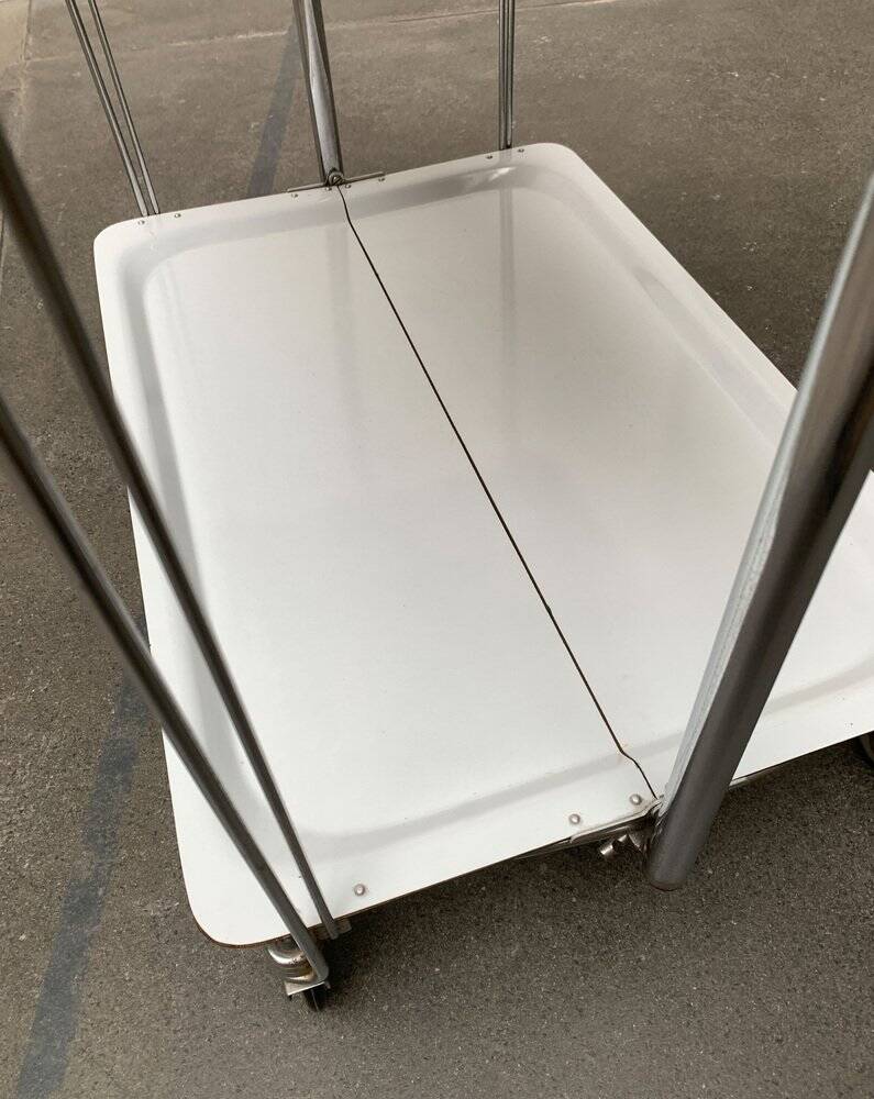 Vintage Folding Service Trolley by Raquer, 1970s