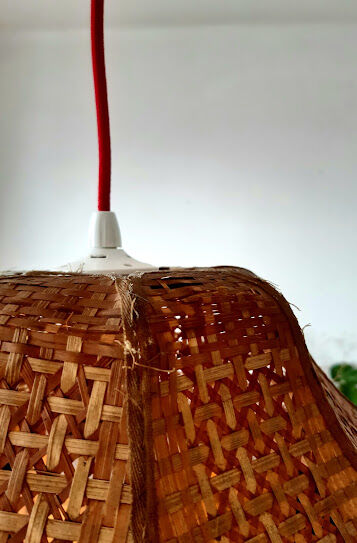 Rattan straw suspension