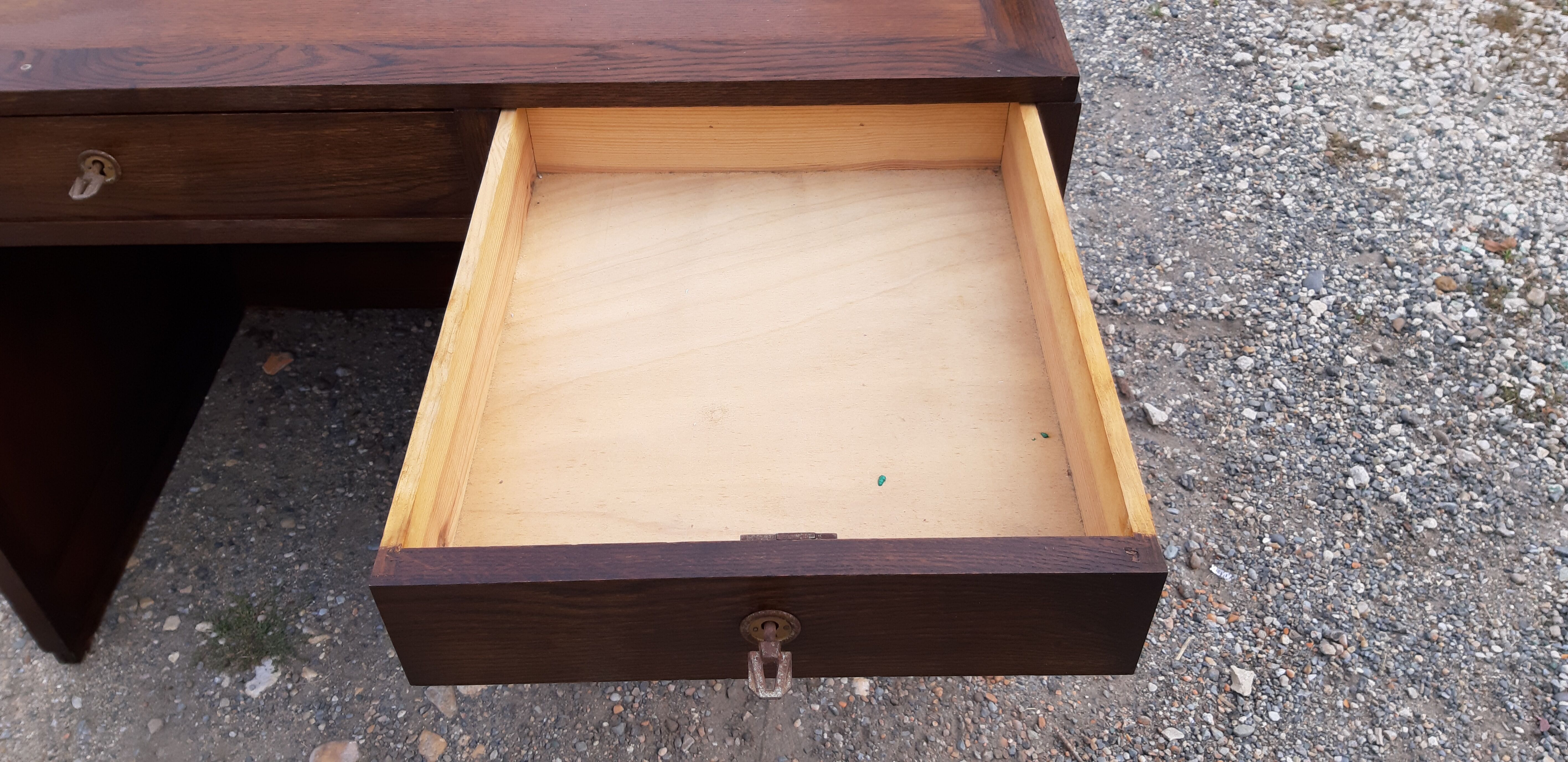 Oak wood desk from the 1930s
