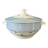 Grand légumier (soupière) en faïence de Digoin Sarreguemines, modèle AIX