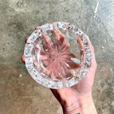 Saint Louis ashtray in chiseled crystal