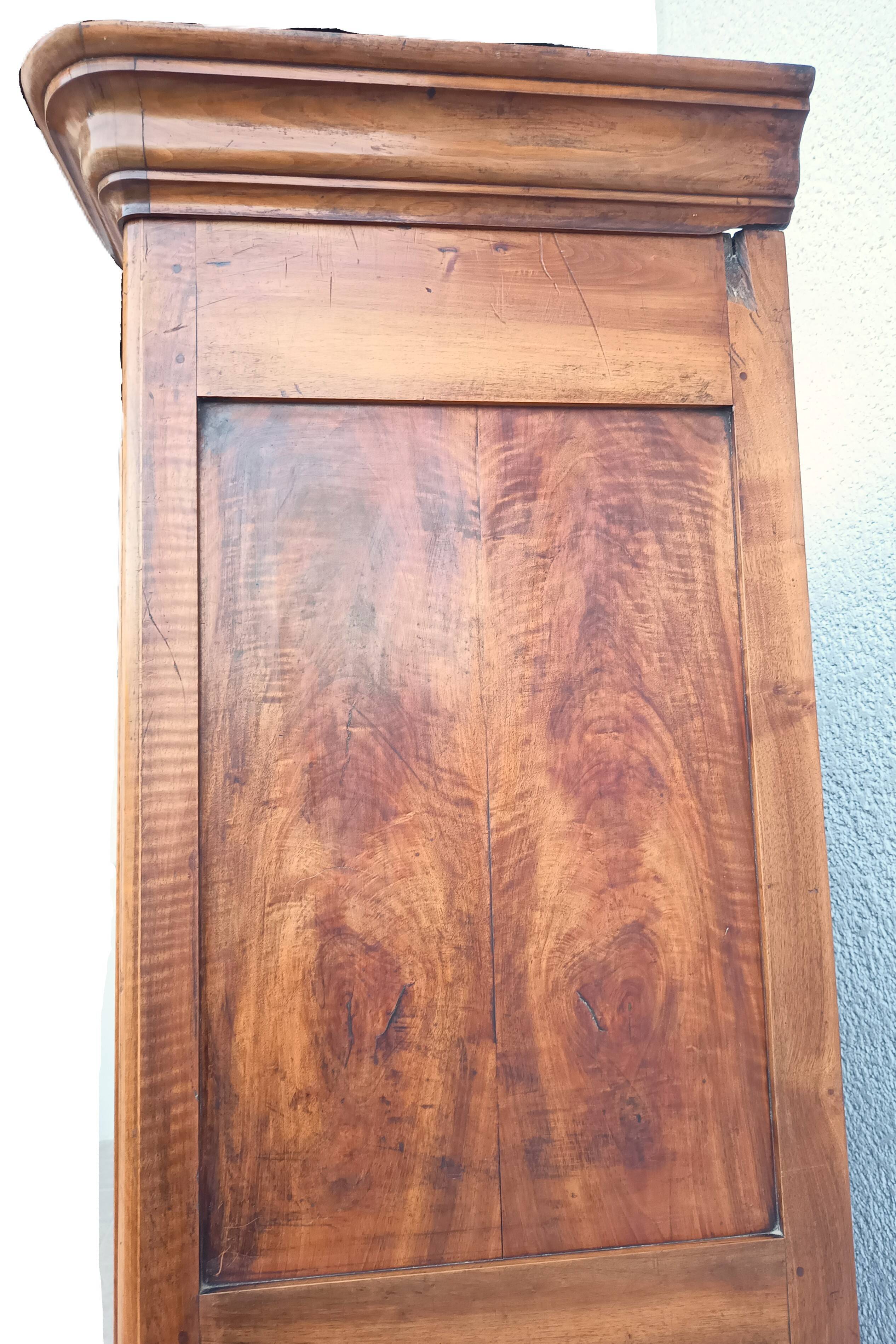 Louis XV marquetry wardrobe, 18th century period.