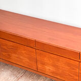 Enfilade Mid-Century en teck, modèle FA66 par Ib Kofod-Larsen pour Faarup