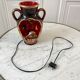 Lamp Vallauris fish handle corals 70s bulb provided