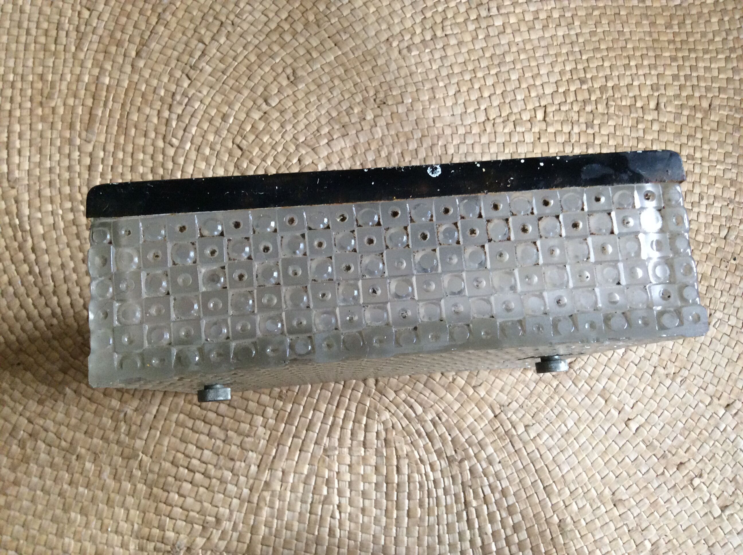 Vintage square applique