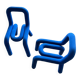 Chaises bold Moustache
