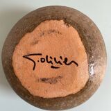 Ceramic sculpture pocket emptier by Gérald Olivier