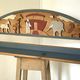 Vintage solid wood noah's ark shelf