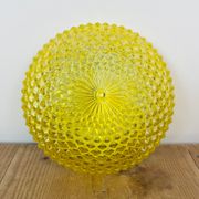 Vintage Glass Wall or Ceiling Light, 1970s