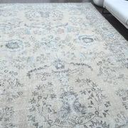 1970s Vintage Persian Handmade Wool Cotton Brown Area Rug 271x371