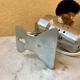 Lampe applique Mini spot à pince perforé design vintage France années 60