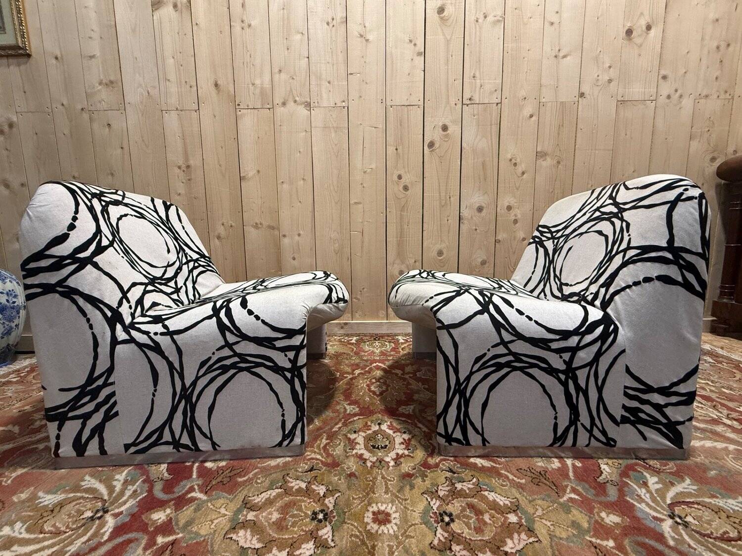 Pair of Alky Piretti armchairs
