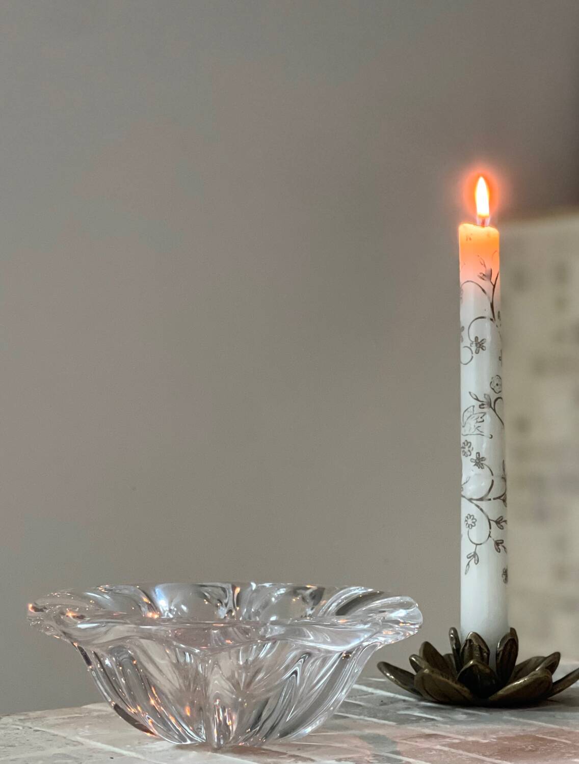 Crystal catchall by St Lambert