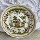 Antique decorative plate Moustiers France