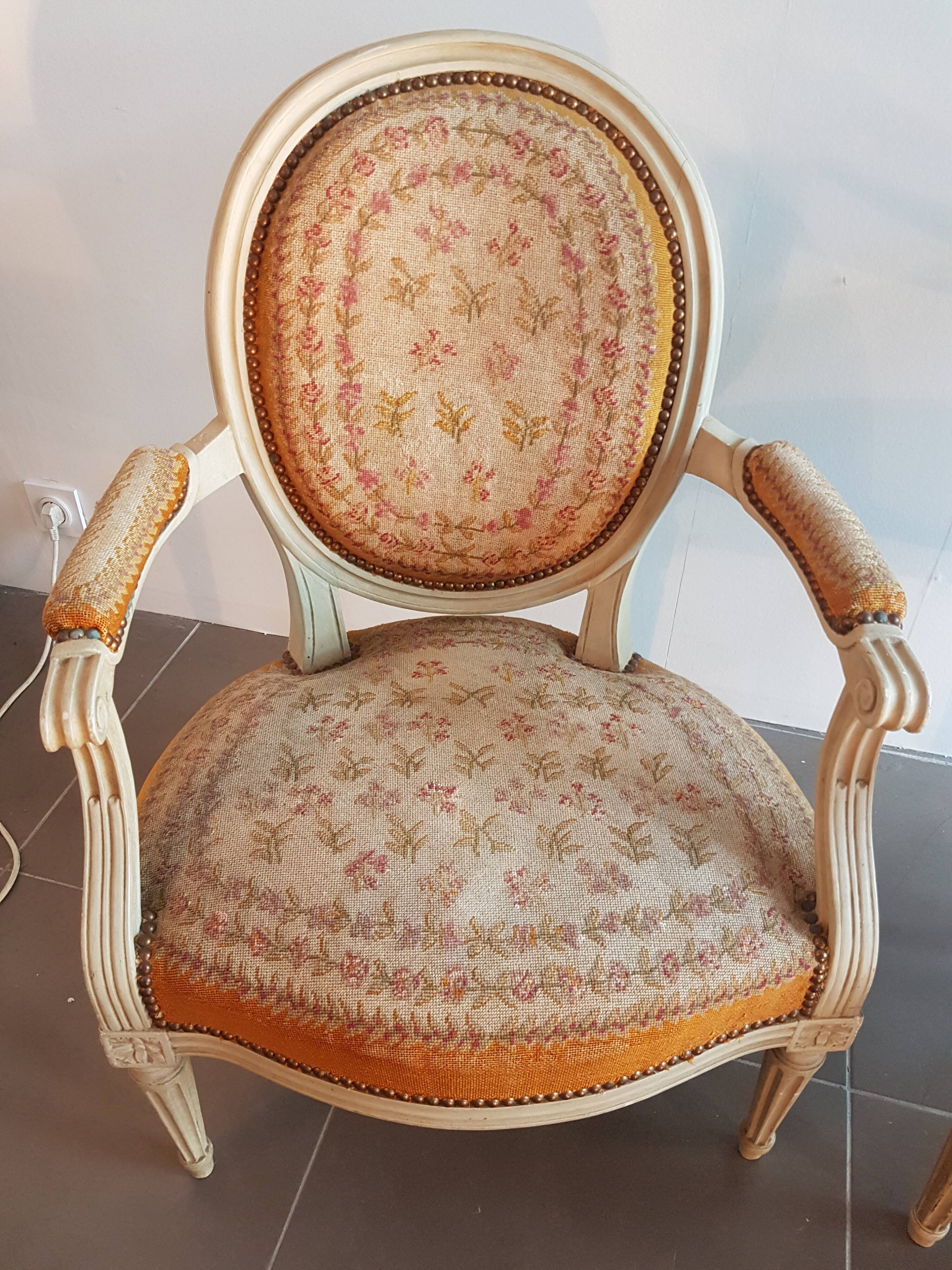 Pair of armchairs