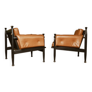 Paire de fauteuils en