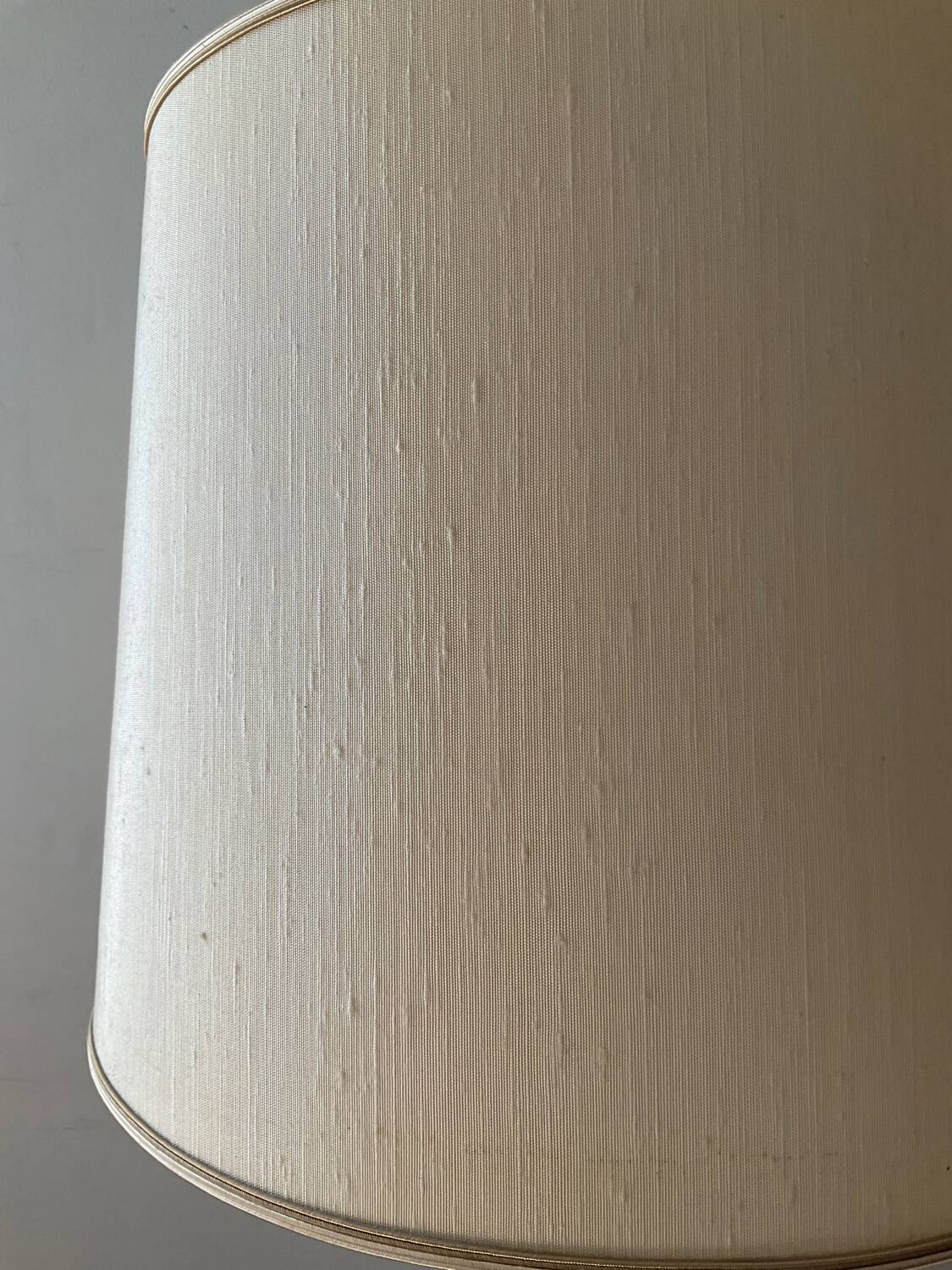 Pair of Empire style brass lamps