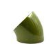 Space age set of 2 green ceramic vide poche, Sicart Italy ca. 1970