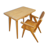 Desk and its chair
