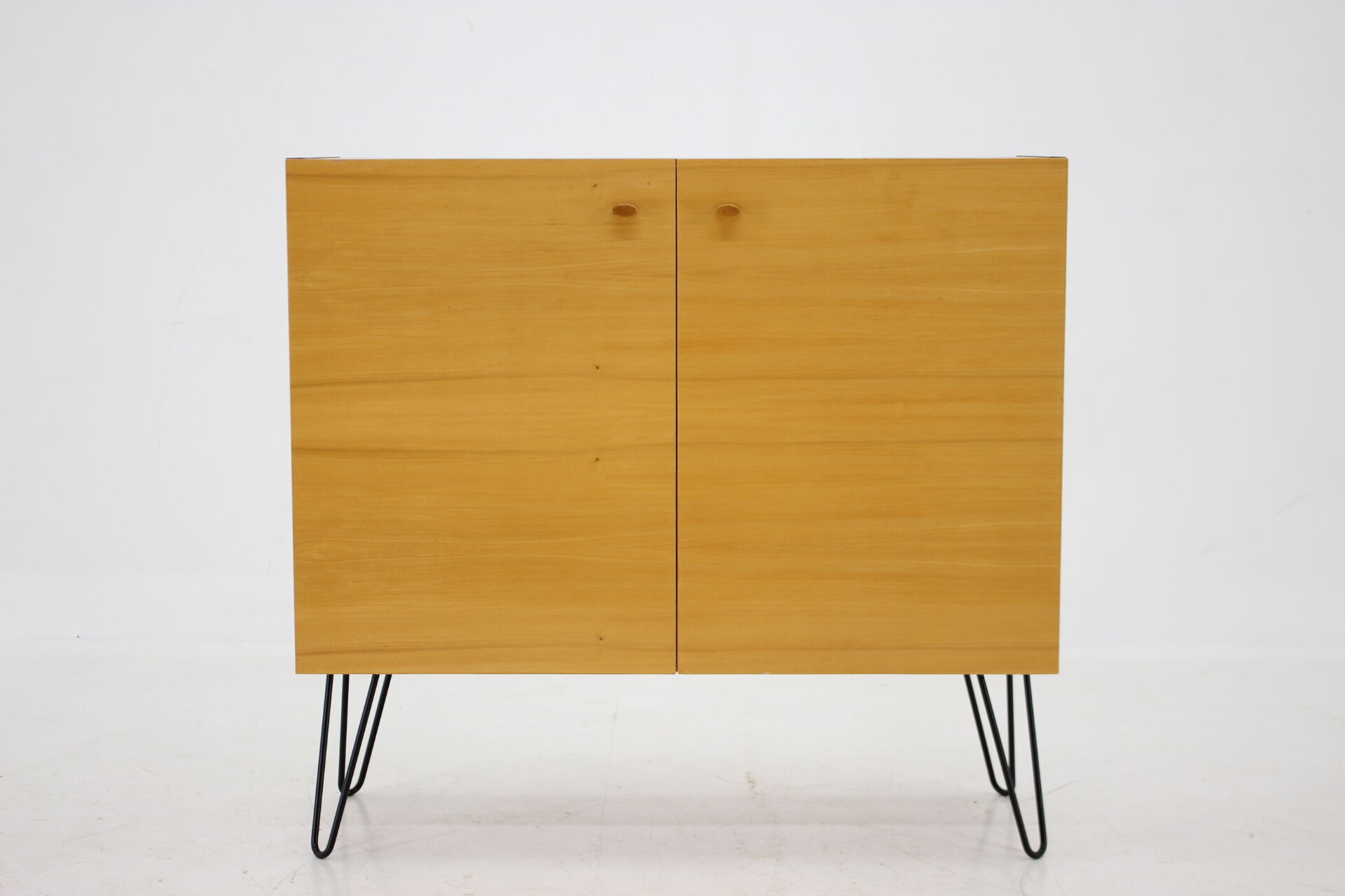 1970s Upcycled Birch Cabinet, Czechoslovakia - very good original conditon with minor signs of use -