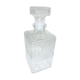 Square cap glass carafe