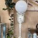 Pair of cast aluminum light arms